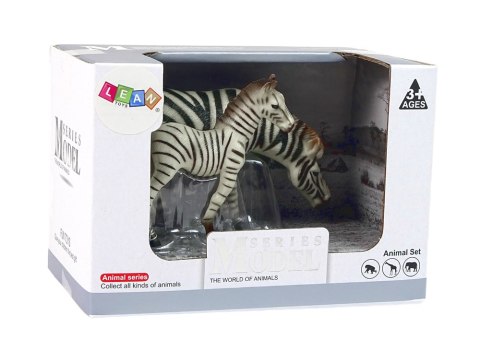 Zestaw 2 Figurek Zebra z Młodym Zebry Figurka Zwierzęta Zestaw 2 Figurek Zebra z Młodym Zebry Figurka Zwierzęta