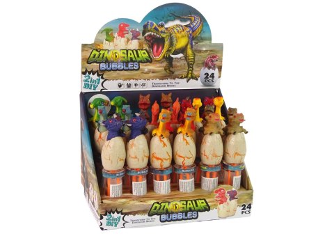 Bańki Mydlane Dinozaury 18 cm Różne Kolory Bańki Mydlane Dinozaury 18 cm Różne Kolory