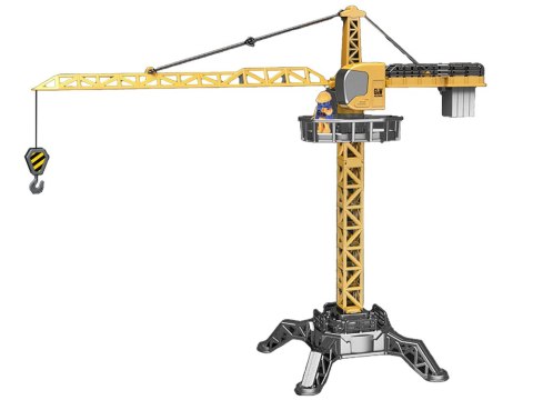 Pojazd Budowlany Żuraw Dźwig 95 cm Żółty Pojazd Budowlany Żuraw Dźwig 95 cm Żółty