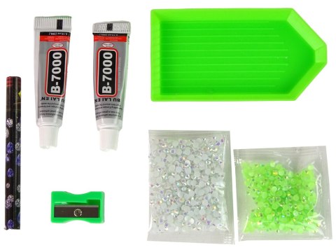Zestaw DIY Diamentowy Renifer DIY Kryształki Brelok 3D Biały Zestaw DIY Diamentowy Renifer DIY Kryształki Brelok 3D Biały