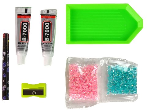 Zestaw Kreatywny DIY Diamentowy Renifer DIY Kryształki Brelok 3D Różowy Zestaw Kreatywny DIY Diamentowy Renifer DIY Kryształki Brelok 3D Różowy