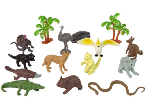 Zestaw Zwierzęta Australii Figurki 12szt. Akcesoria W Tubie Zestaw Zwierzęta Australii Figurki 12szt. Akcesoria W Tubie