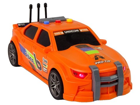 Auto Sportowe Wyścigowe 1:16 Pomarańczowy Dźwięk Auto Sportowe Wyścigowe 1:16 Pomarańczowy Dźwięk