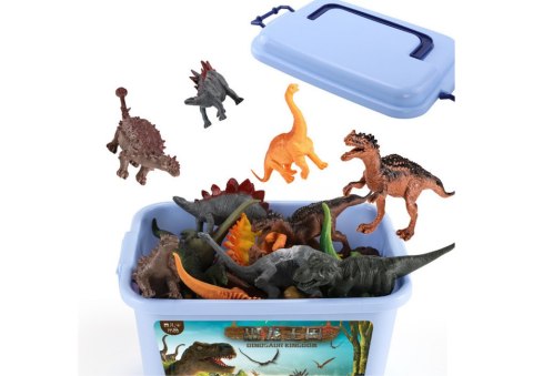 Dinozaury Zestaw Figurek Park Akcesoria Pudełko 53 Elementy Dinozaury Zestaw Figurek Park Akcesoria Pudełko 53 Elementy