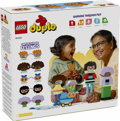 Klocki LEGO DUPLO TOWN Ludziki Z Emocjami 71 Elementów 10423 Klocki LEGO DUPLO TOWN Ludziki Z Emocjami 71 Elementów 10423