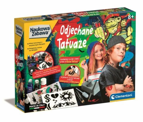 Naukowa Zabawa Odjechane Tatuaże Clementoni 50721 Naukowa Zabawa Odjechane Tatuaże Clementoni 50721