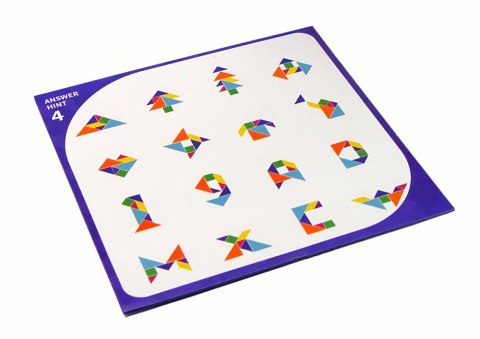 Układanka Tangram 7 Magnetycznych Klocków Układanka Tangram 7 Magnetycznych Klocków