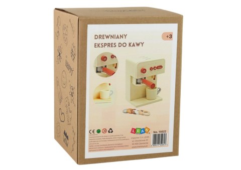 Drewniany Ekspres Do Kawy Zabawka Filiżanka Drewniany Ekspres Do Kawy Zabawka Filiżanka