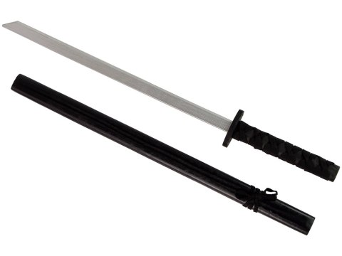 Drewniany Miecz Czarny Rekwizyt Dla Rycerza 73 cm Drewniany Miecz Czarny Rekwizyt Dla Rycerza 73 cm