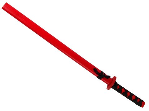 Drewniany Miecz Czerwony Rekwizyt Dla Rycerza 73 cm Drewniany Miecz Czerwony Rekwizyt Dla Rycerza 73 cm