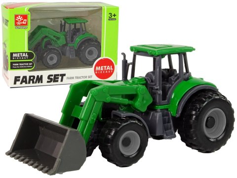 Pojazd Rolniczy Traktor Spychacz Zielony Mały Pojazd Rolniczy Traktor Spychacz Zielony Mały