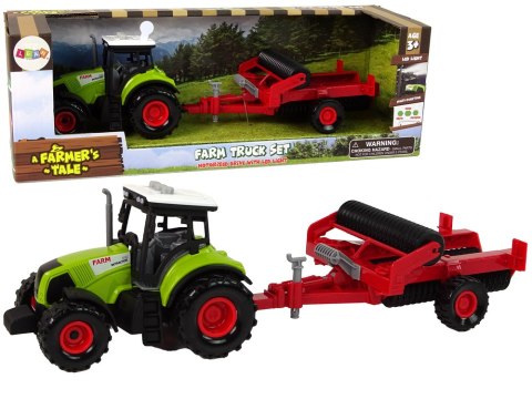 Traktor dla Dzieci z Przyczepką Autko Farma Traktor dla Dzieci z Przyczepką Autko Farma