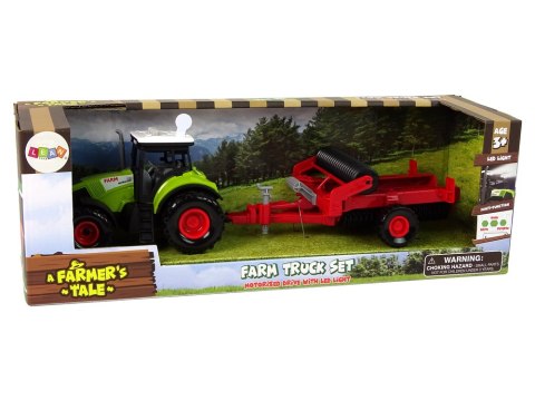 Traktor dla Dzieci z Przyczepką Autko Farma Traktor dla Dzieci z Przyczepką Autko Farma
