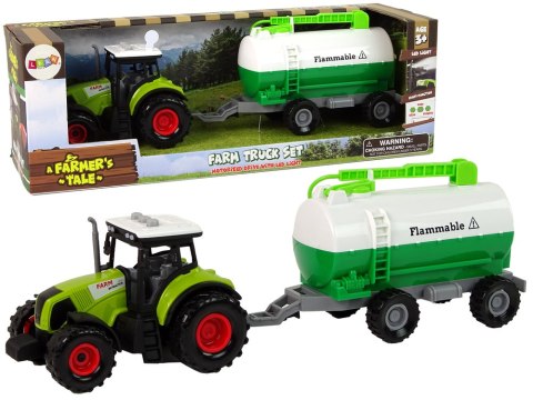 Traktor dla Dzieci z Przyczepką Cysterna Autko Farma Traktor dla Dzieci z Przyczepką Cysterna Autko Farma