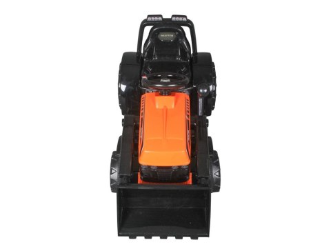 Traktor na Akumulator ZP1001B Z Łyżką Klakson Pomarańczowy Traktor na Akumulator ZP1001B Z Łyżką Klakson Pomarańczowy