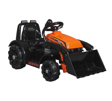 Traktor na Akumulator ZP1001B Z Łyżką Klakson Pomarańczowy Traktor na Akumulator ZP1001B Z Łyżką Klakson Pomarańczowy