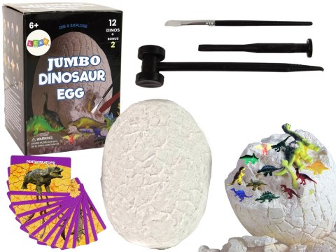 Zestaw Archeologiczny Wykopaliska Ogromne Jajo 12 Figurek Dinozaur Zestaw Archeologiczny Wykopaliska Ogromne Jajo 12 Figurek Dinozaur