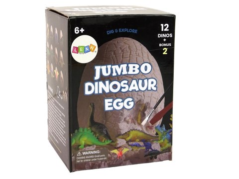 Zestaw Archeologiczny Wykopaliska Ogromne Jajo 12 Figurek Dinozaur Zestaw Archeologiczny Wykopaliska Ogromne Jajo 12 Figurek Dinozaur