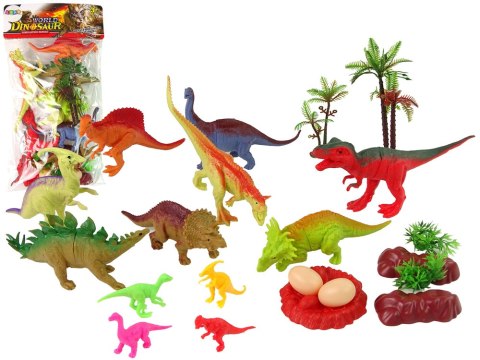 Zestaw Figurek Dinozaurów z Akcesoriami 21 Sztuk Zestaw Figurek Dinozaurów z Akcesoriami 21 Sztuk