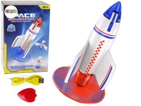Rakieta Wyrzutnia Latająca Ładowarka Biała 21 cm Rakieta Wyrzutnia Latająca Ładowarka Biała 21 cm