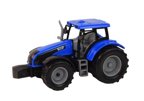 Traktor z Przyczepą Pojazd Rolniczy Farma Niebieski Traktor z Przyczepą Pojazd Rolniczy Farma Niebieski