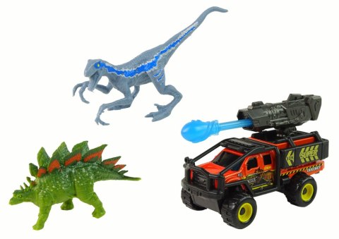 Dinozaury Figurki Zestaw Auto Rakieta Niebieski Dinozaury Figurki Zestaw Auto Rakieta Niebieski