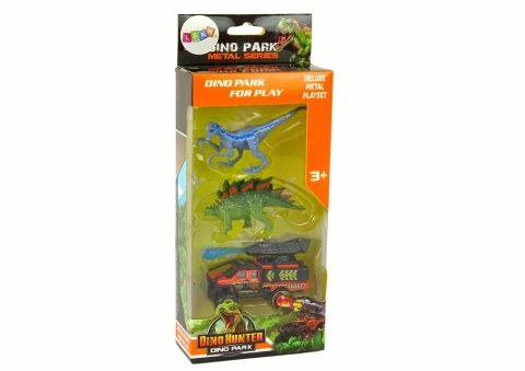 Dinozaury Figurki Zestaw Auto Rakieta Niebieski Dinozaury Figurki Zestaw Auto Rakieta Niebieski