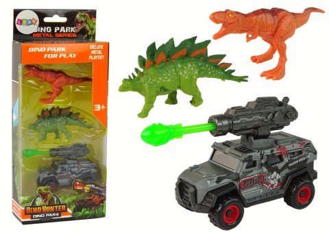 Dinozaury Figurki Zestaw Samochód Rakieta Zielony Dinozaury Figurki Zestaw Samochód Rakieta Zielony