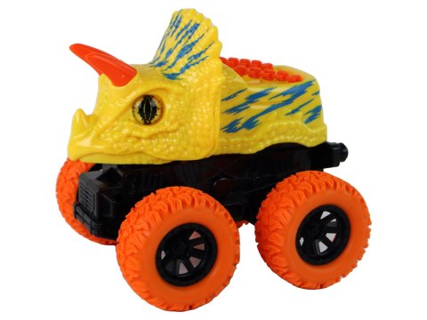 Pojazd Terenowy Pchacz Triceratops Gumowe Koła Żółty Pojazd Terenowy Pchacz Triceratops Gumowe Koła Żółty