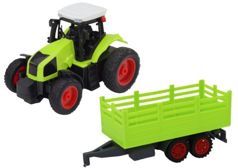 Traktor Zdalnie Sterowany RC Z Przyczepą 1:16 Zielony Traktor Zdalnie Sterowany RC Z Przyczepą 1:16 Zielony