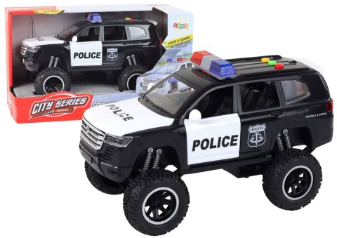 Pojazd Terenowy Raptor Policja Czarny Otwierane Drzwi Dźwięk Światła Pojazd Terenowy Raptor Policja Czarny Otwierane Drzwi Dźwięk Światła