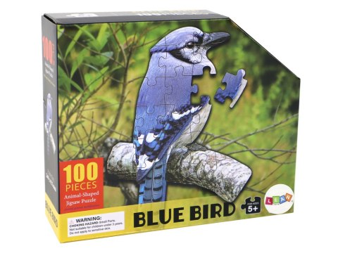 Puzzle 100 Elementów Motyw Ptak Niebieski Zwierzęta Puzzle 100 Elementów Motyw Ptak Niebieski Zwierzęta