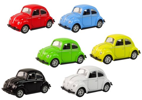Resorak Z Napędem Frykcyjnym Auto Osobowe Garbus 6 Kolorów Resorak Z Napędem Frykcyjnym Auto Osobowe Garbus 6 Kolorów