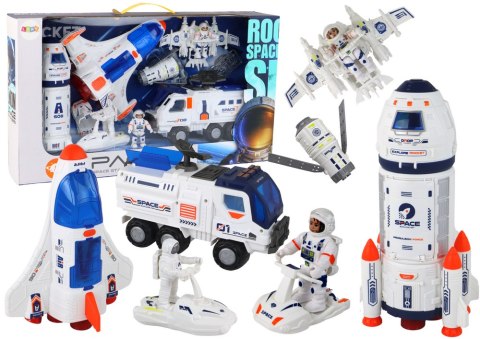 Zestaw Misja Kosmiczna Rakieta Kosmos Statki Space Pojazdy 10 ele Zestaw Misja Kosmiczna Rakieta Kosmos Statki Space Pojazdy 10 ele