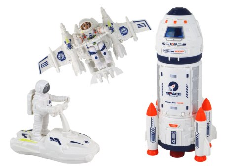 Zestaw Misja Kosmiczna Rakieta Kosmos Statki Space Pojazdy 10 ele Zestaw Misja Kosmiczna Rakieta Kosmos Statki Space Pojazdy 10 ele