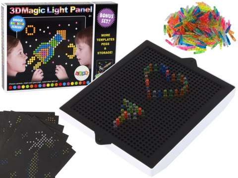 Magiczna Tablica Układanka 3D 276 Elementów Podświetlana Magiczna Tablica Układanka 3D 276 Elementów Podświetlana