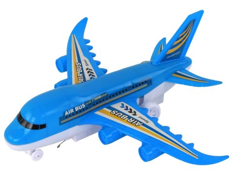 Samolot Zdalnie Sterowany R/C Światła Niebieski DIY Samolot Zdalnie Sterowany R/C Światła Niebieski DIY