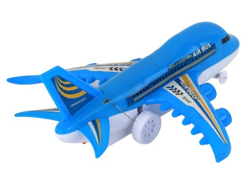Samolot Zdalnie Sterowany R/C Światła Niebieski DIY Samolot Zdalnie Sterowany R/C Światła Niebieski DIY