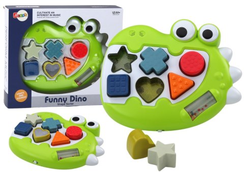 Sorter Dinozaur Sensoryczny Grający Melodie Układanka Dla Najmłodszych Sorter Dinozaur Sensoryczny Grający Melodie Układanka Dla Najmłodszych