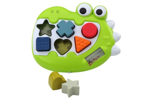 Sorter Dinozaur Sensoryczny Grający Melodie Układanka Dla Najmłodszych Sorter Dinozaur Sensoryczny Grający Melodie Układanka Dla Najmłodszych
