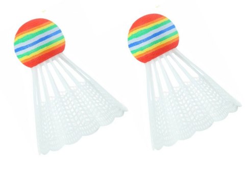 Zestaw 2 Rakietek Do Gry W Badmintona Paletki 2 Lotki Badminton Różowy Zestaw 2 Rakietek Do Gry W Badmintona Paletki 2 Lotki Badminton Różowy