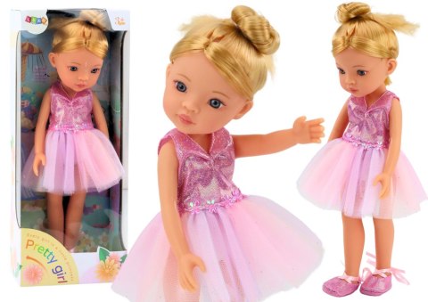 Lalka Baletnica Różowa Laleczka Balerina Sukienka 33cm Lalka Baletnica Różowa Laleczka Balerina Sukienka 33cm