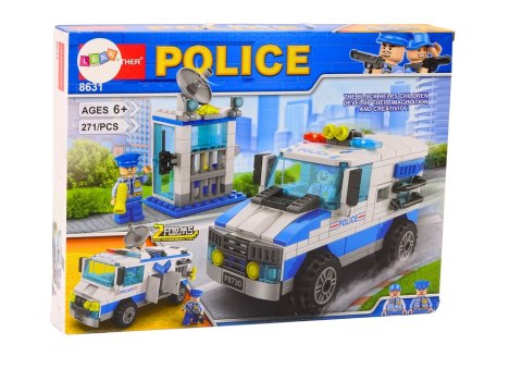Zestaw Klocków Policja Wóz Policyjny Budynek 271 El Zestaw Klocków Policja Wóz Policyjny Budynek 271 El