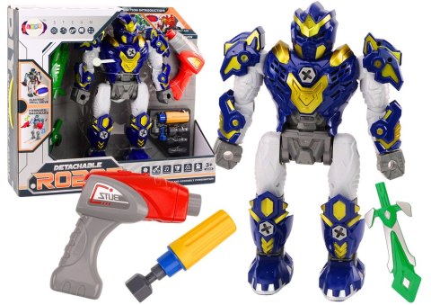 Robot Do Skręcania Broń Wiertarka Śrubokręt Światła Dźwięk Granatowy Robot Do Skręcania Broń Wiertarka Śrubokręt Światła Dźwięk Granatowy