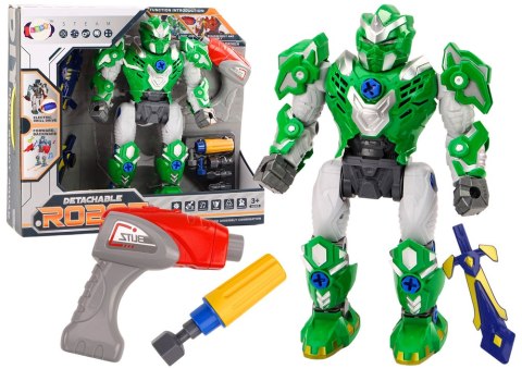 Robot Do Skręcania Broń Wiertarka Śrubokręt Światła Dźwięk Zielony Robot Do Skręcania Broń Wiertarka Śrubokręt Światła Dźwięk Zielony