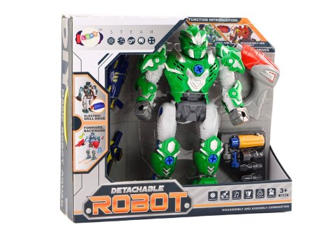 Robot Do Skręcania Broń Wiertarka Śrubokręt Światła Dźwięk Zielony Robot Do Skręcania Broń Wiertarka Śrubokręt Światła Dźwięk Zielony