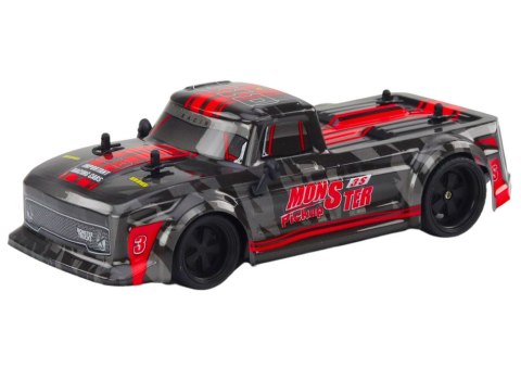 Zdalnie Sterowane Auto Pick-Up RC 1:18 Gumowe Opony Czerwony Zdalnie Sterowane Auto Pick-Up RC 1:18 Gumowe Opony Czerwony