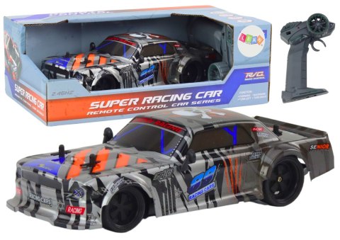 Zdalnie Sterowane Sportowe Auto RC 1:18 Szare Zdalnie Sterowane Sportowe Auto RC 1:18 Szare