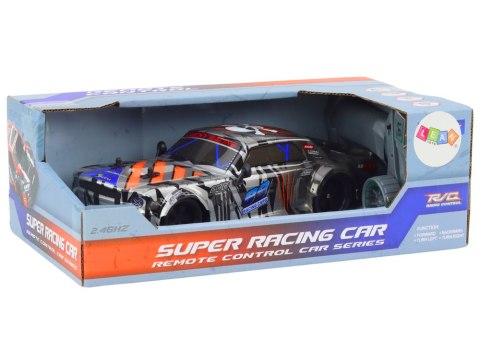 Zdalnie Sterowane Sportowe Auto RC 1:18 Szare Zdalnie Sterowane Sportowe Auto RC 1:18 Szare