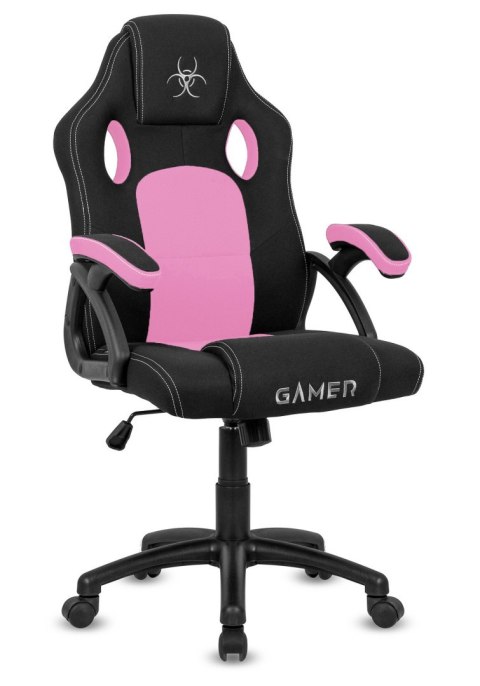 Fotel obrotowy do biurka CARRERA M PINK FABRIC Fotel obrotowy do biurka CARRERA M PINK FABRIC
